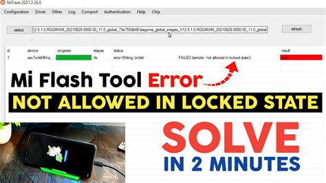 Solution : This error can be solved by enabling “OEM Unlock” from developer settings. . Fastboot command flash is not allowed when locked